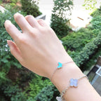 ¡®Dream¡¯BUTTERFLY TURQUOISE BUTTERFLY BRACELET SILVER