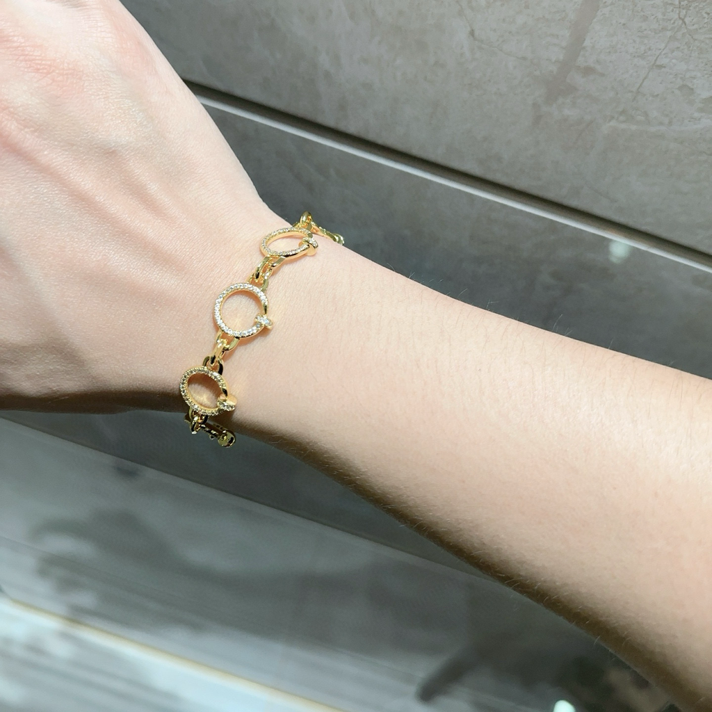 „Dream“LOVE-Armband von JUSTE mit Diamanten