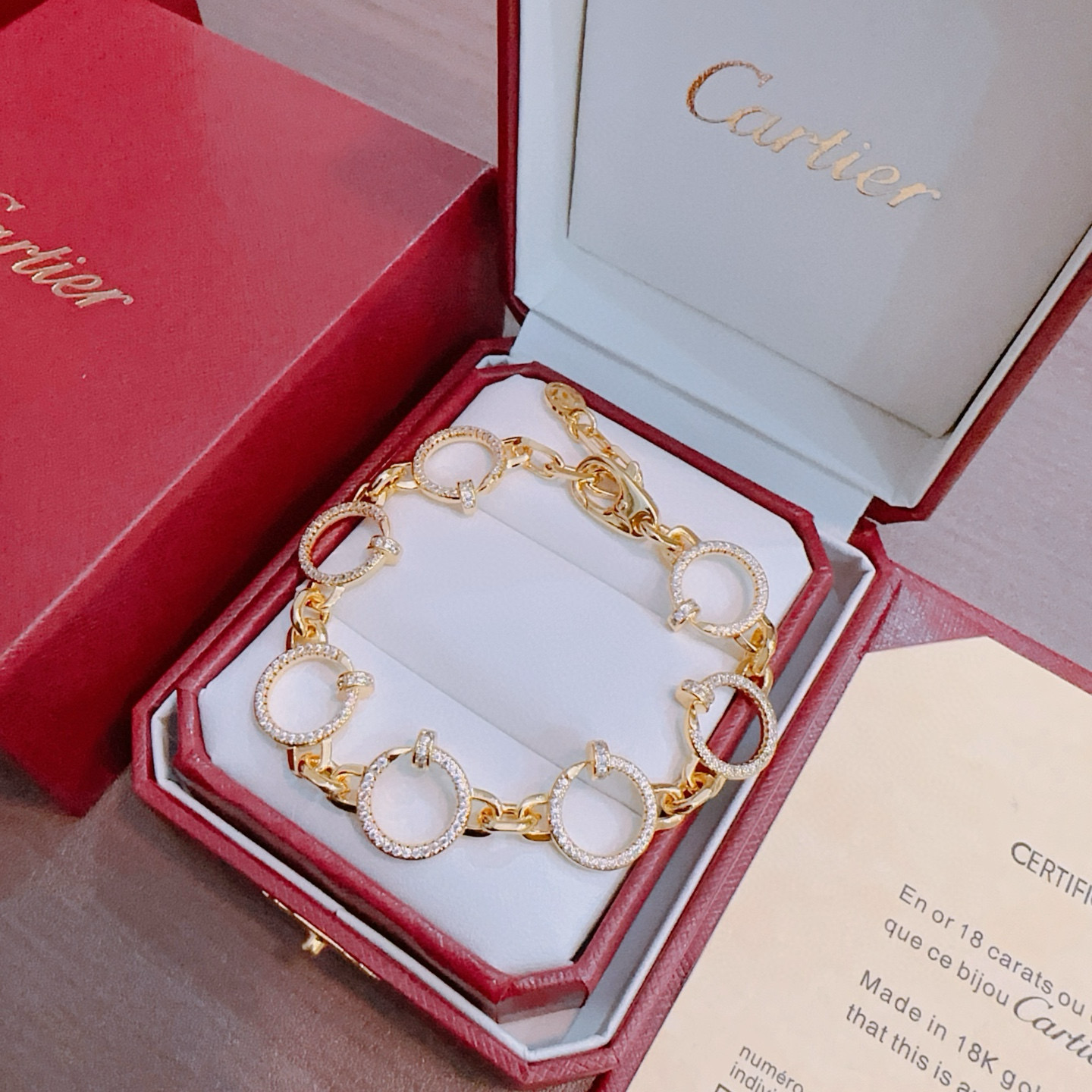 „Dream“LOVE-Armband von JUSTE mit Diamanten
