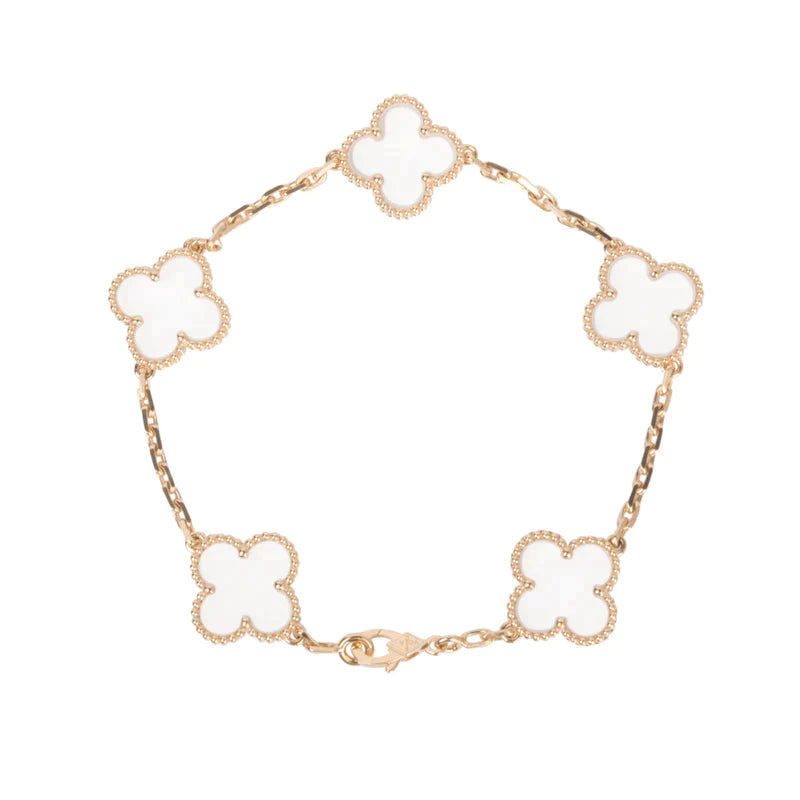 [Traum]Neues CLOVER 5 MOTIF BERGKRISTALL ARMBAND