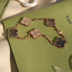 [Dream]New CLOVER 5 MOTIF GRAY MOP BRACELET COLLECTION