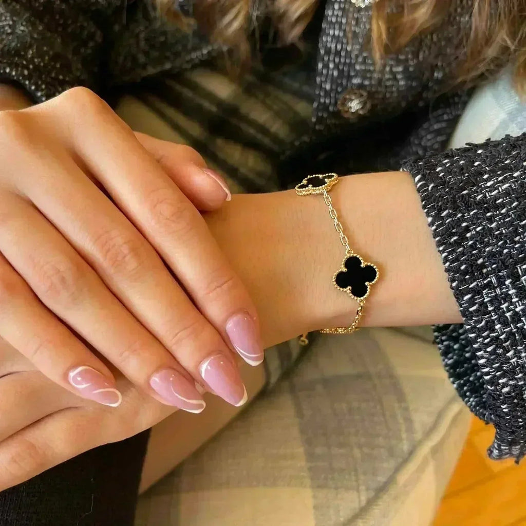 [Dream]New CLOVER 5 MOTIF ONYXS BRACELET COLLECTION