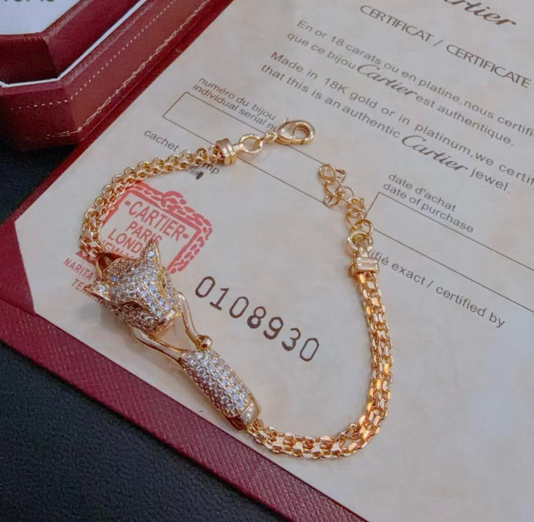 «Dream» Panthère Armband, Diamanten