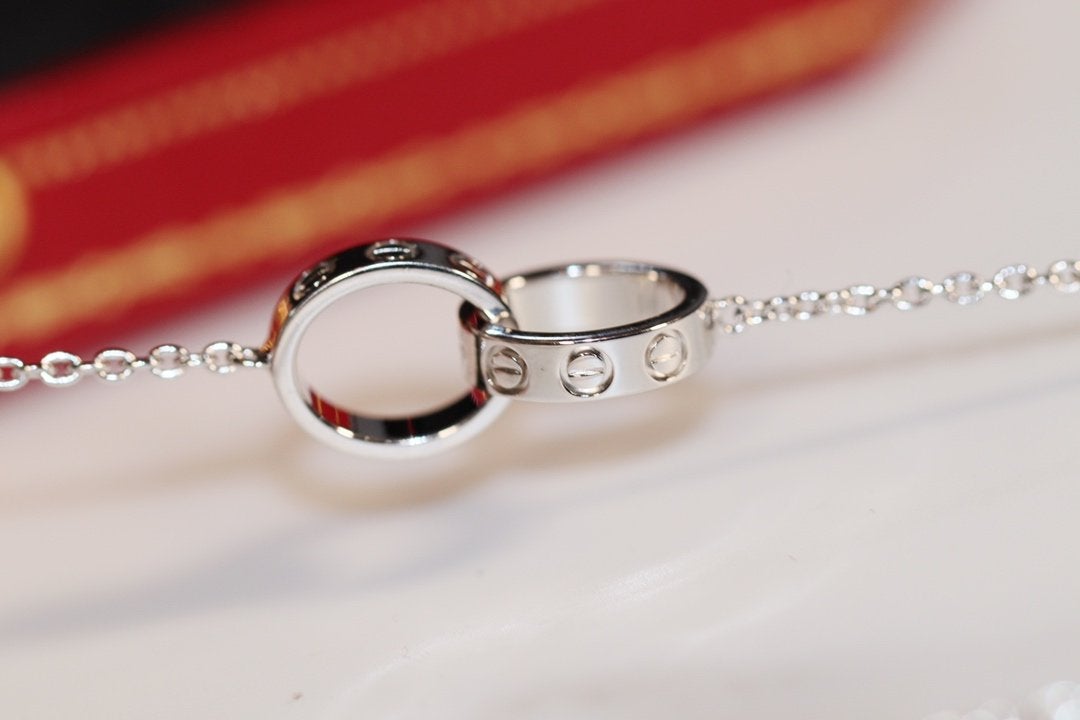 ¡®Dream¡¯LOVE NECKLACE PINK GOLD AND SILVER