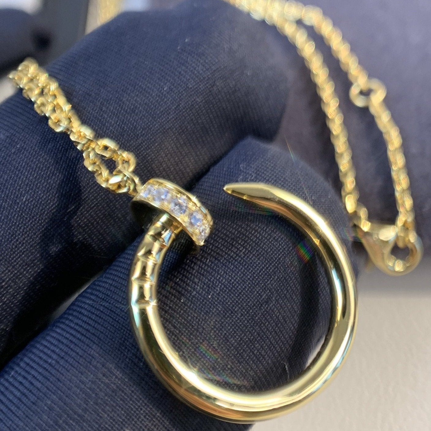 ¡®Dream¡¯JUSTE NECKLACE GOLD DIAMONDS