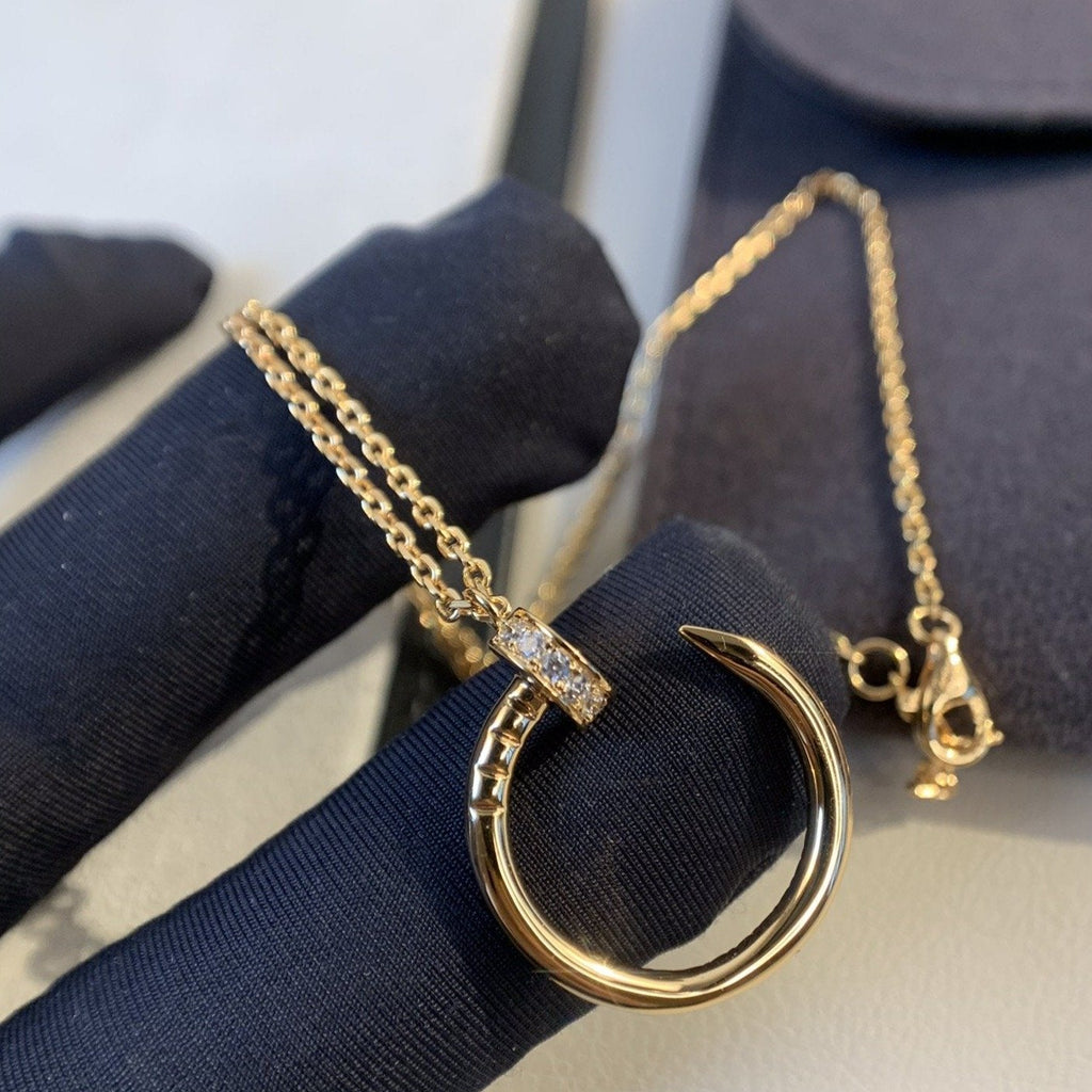 ¡®Dream¡¯JUSTE NECKLACE PINK GOLD DIAMONDS