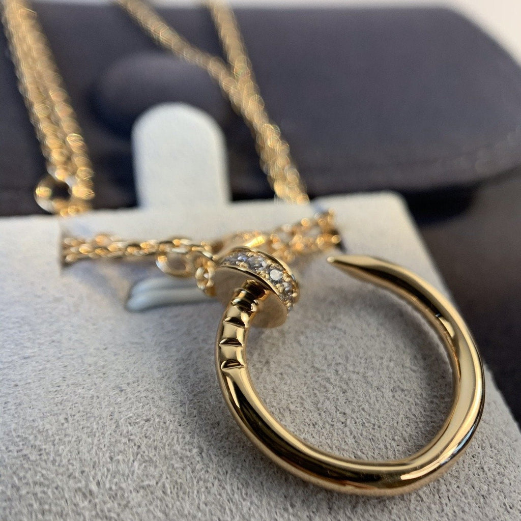 ¡®Dream¡¯JUSTE NECKLACE PINK GOLD DIAMONDS