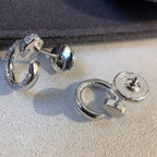 ¡®Dream¡¯JUSTE EARRINGS SILVER DIAMONDS