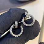 ¡®Dream¡¯JUSTE EARRINGS SILVER DIAMONDS