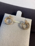 ¡®Dream¡¯JUSTE EARRINGS GOLD DIAMONDS