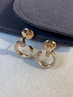 ¡®Dream¡¯JUSTE EARRINGS GOLD DIAMONDS