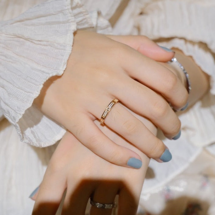 「ドリーム」ラブリング 2.65MM ダイヤモンド