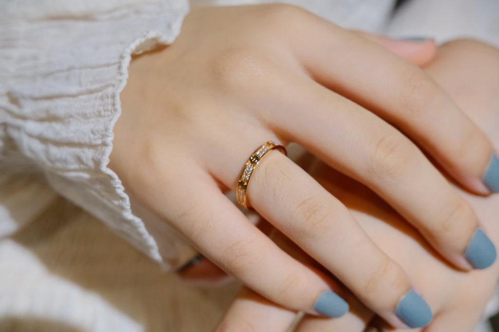「ドリーム」ラブリング 2.65MM ダイヤモンド