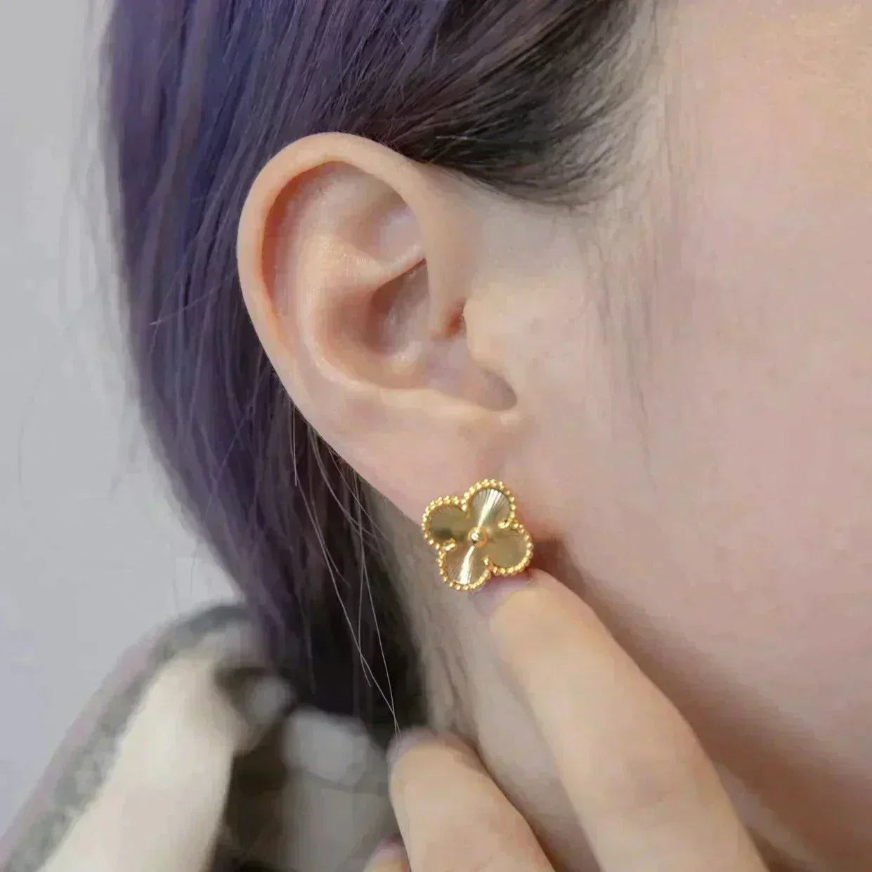®Dream¡¯CLOVER MEDIUM 1 MOTIFS LASER OHRRINGE