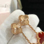 ¡®Dream¡¯CLOVER 2 MOTIF  LASER CARNELIAN EARRINGS
