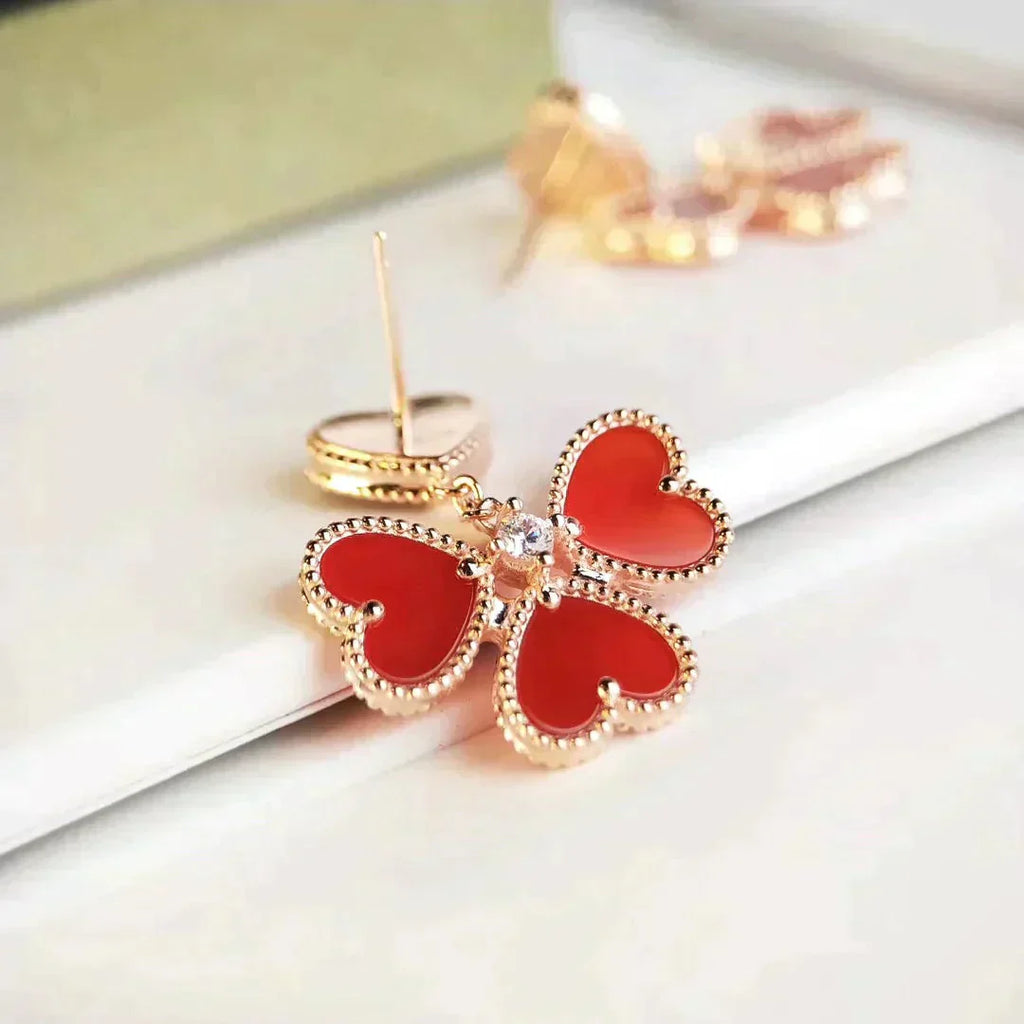 ¡®Dream¡¯SWEET CLOVER CARNELIAN OHRRINGE