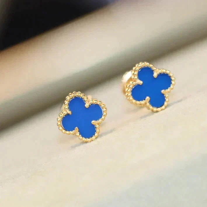 'Dream' CLOVER MINI 9,5 MM TÜRKIS-OHRRINGE