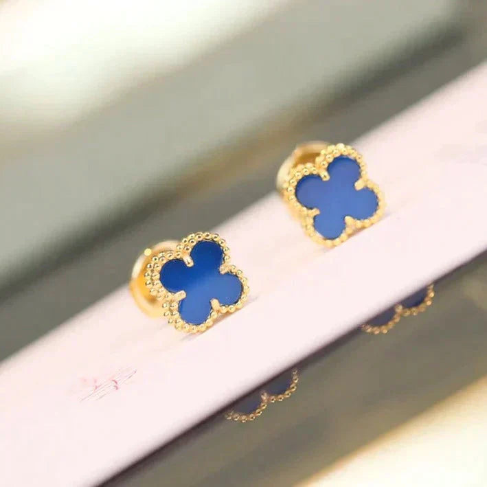 'Dream' CLOVER MINI 9,5 MM TÜRKIS-OHRRINGE