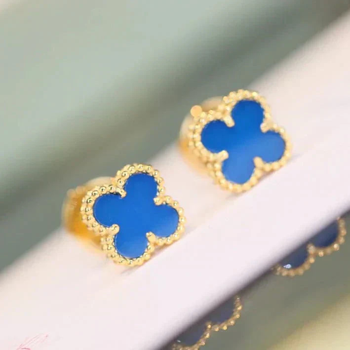 'Dream' CLOVER MINI 9,5 MM TÜRKIS-OHRRINGE