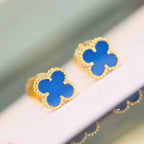 'Dream' CLOVER MINI 9,5 MM TÜRKIS-OHRRINGE