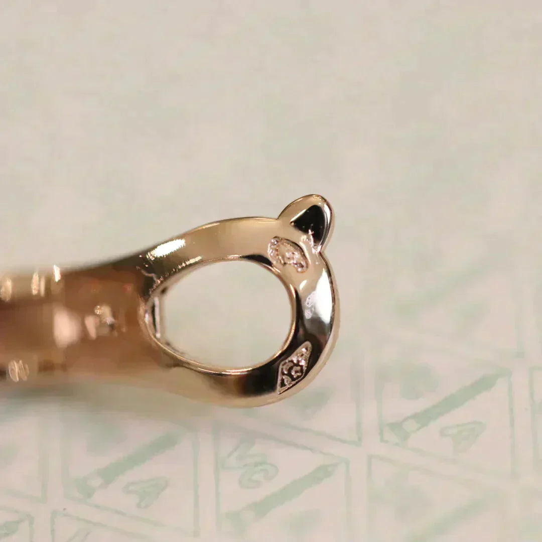 ¡®Dream¡¯CLOVER MITTELGROSSE OHRRINGE MIT 1 MOTIV VOLLSTÄNDIG MIT DIAMANTEN BESETZT