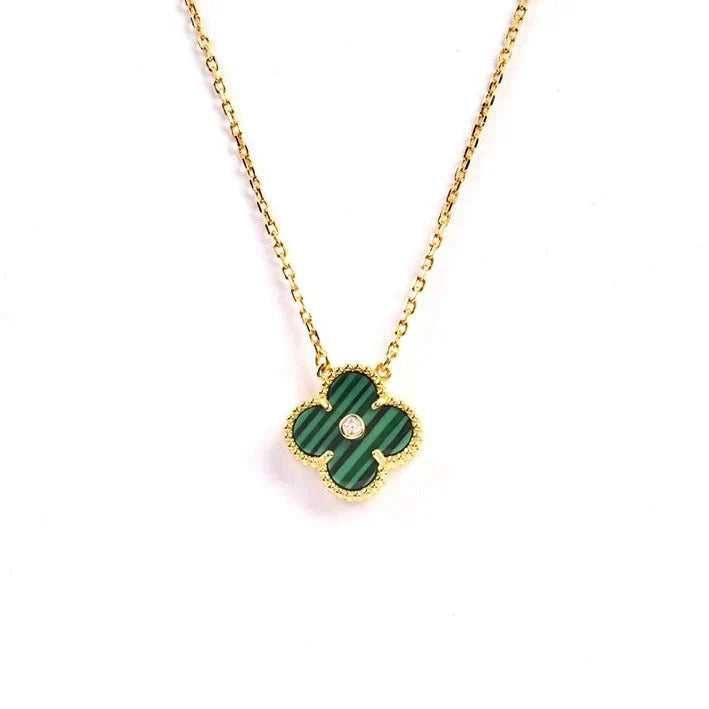 ¡®Dream¡¯CLOVER 15MM DIAMANT-TÜRKIS-HALSKETTE