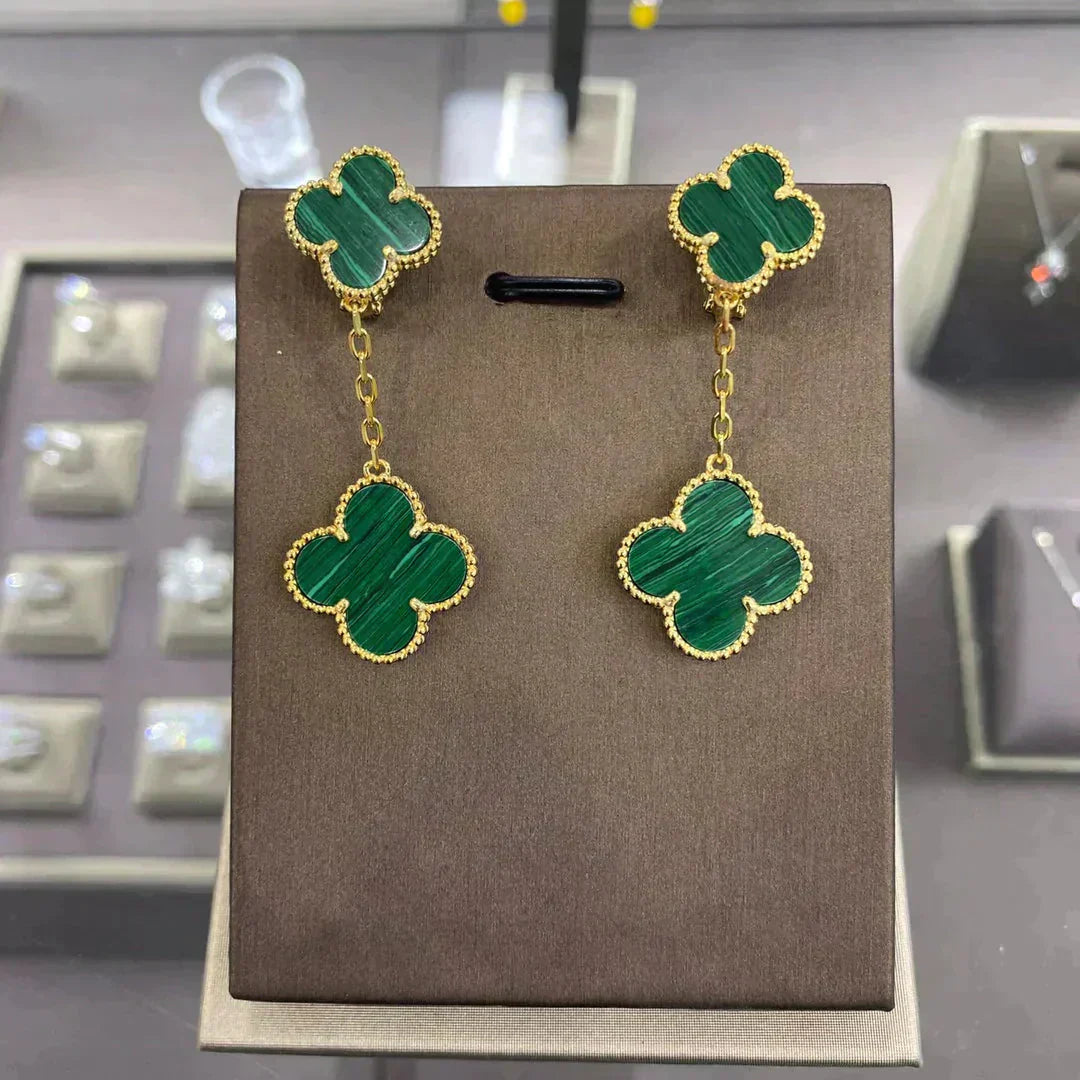 ¡®Dream¡¯CLOVER 2 MOTIFS  EARRINGS (MULTIPLE CHOICESC