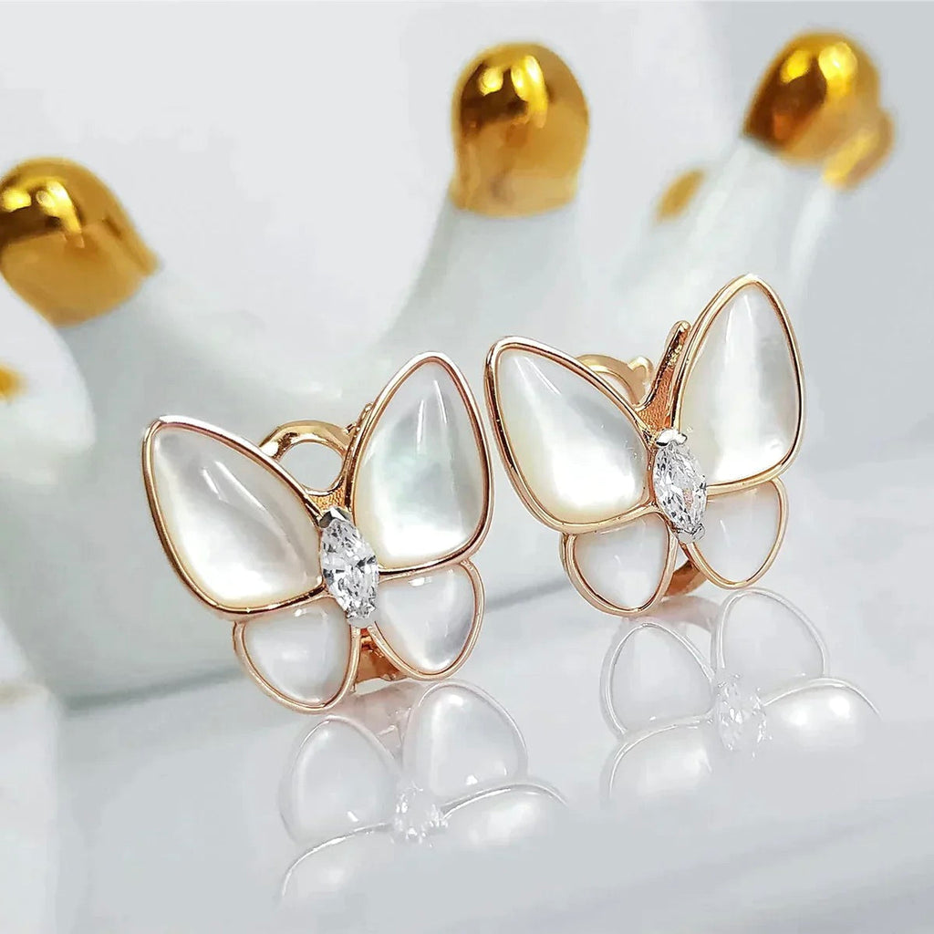 ¡®Dream¡¯ BUTTERFLY MOP DIAMANT OHRRINGE