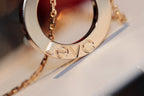 ドリーム® LOVE ネックレス 16mm 6Pダイヤ ピンクゴールド
