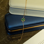¡®Dream¡¯SUN MALACHITE 1 DIAMOND PINK GOLD BRACELET