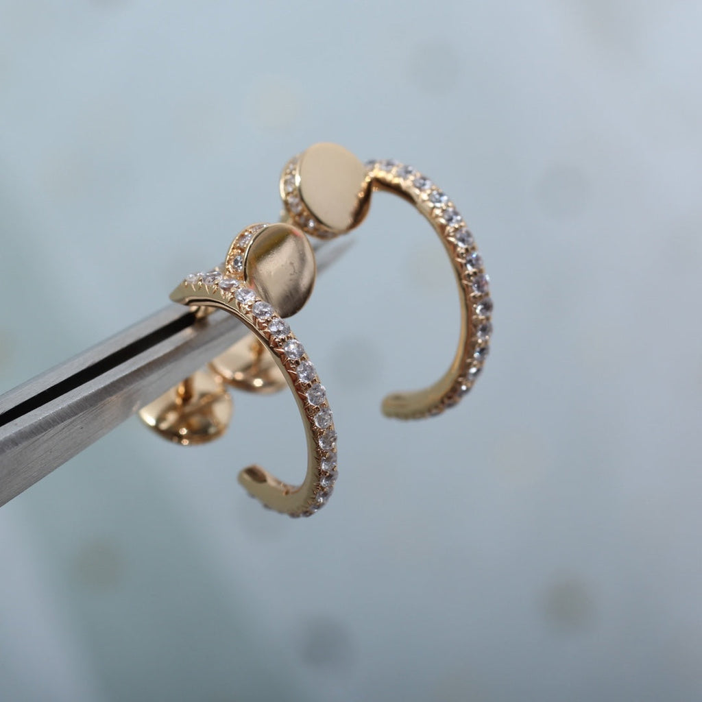 ¡®Dream¡¯JUSTE EARRINGS 12.75MM PINK GOLD DIAMOND