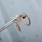 ¡®Dream¡¯JUSTE EARRINGS 12.75MM PINK GOLD DIAMOND