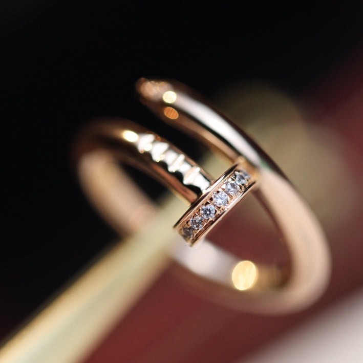 「ドリーム」ジュストリング 2.65MM ピンクゴールド ダイヤモンド
