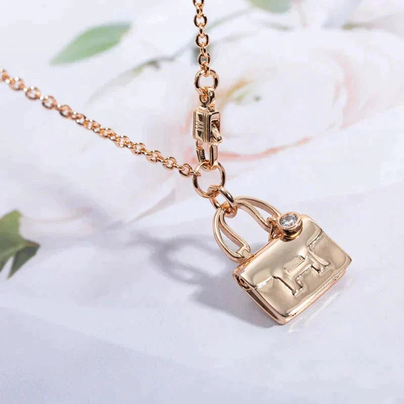 ¡®Dream¡¯AMULETTE PEDANT ROSE GOLD NECKLACE