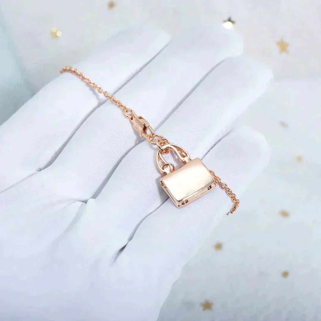 ¡®Dream¡¯AMULETTE PEDANT ROSE GOLD NECKLACE