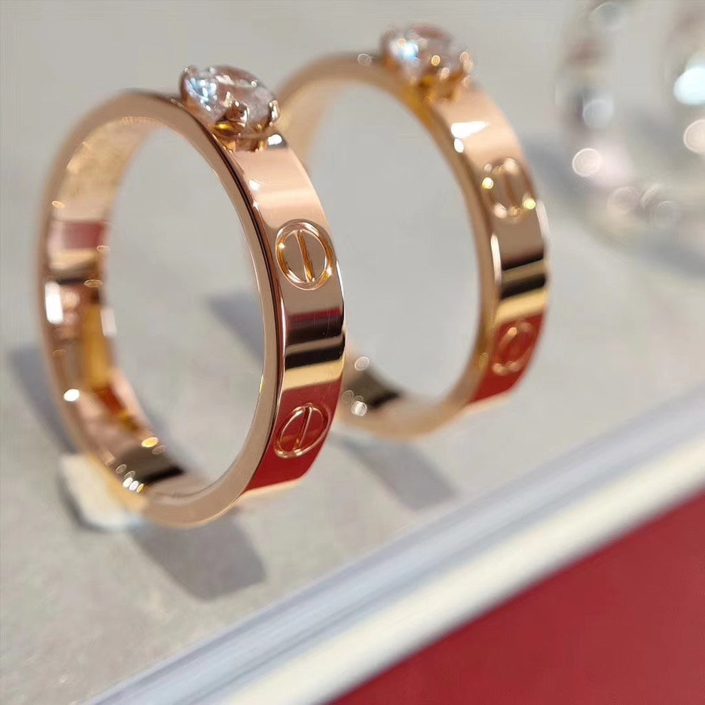 「ドリーム」LOVEリング 3.6MM 1Pダイヤモンド