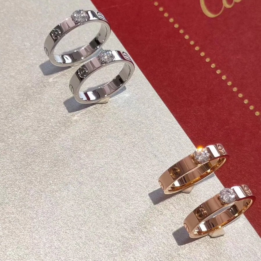 「ドリーム」LOVEリング 3.6MM 1Pダイヤモンド