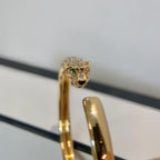 ¡®Dream¡¯PANTHERE GOLD DIAMOND OPEN BRACELET