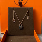¡®Dream¡¯CONSTANCE BLACK PEDANT PINK GOLD NECKLACE