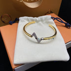 „Dream“VOLTE UPSITE DOWN DIAMOND GOLD OFFENER ARMBAND