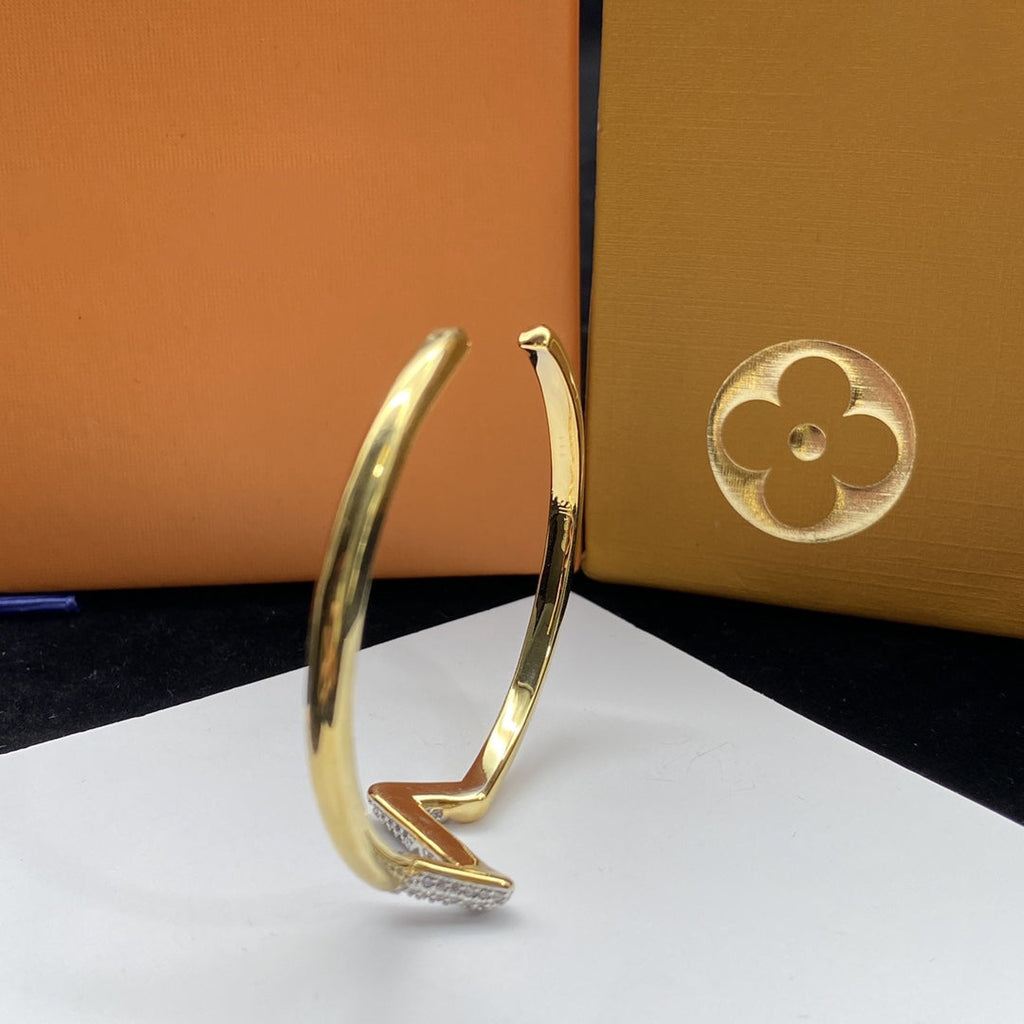 „Dream“VOLTE UPSITE DOWN DIAMOND GOLD OFFENER ARMBAND
