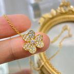 „Traum“-BLUMEN-DIAMANT-HALSKETTE