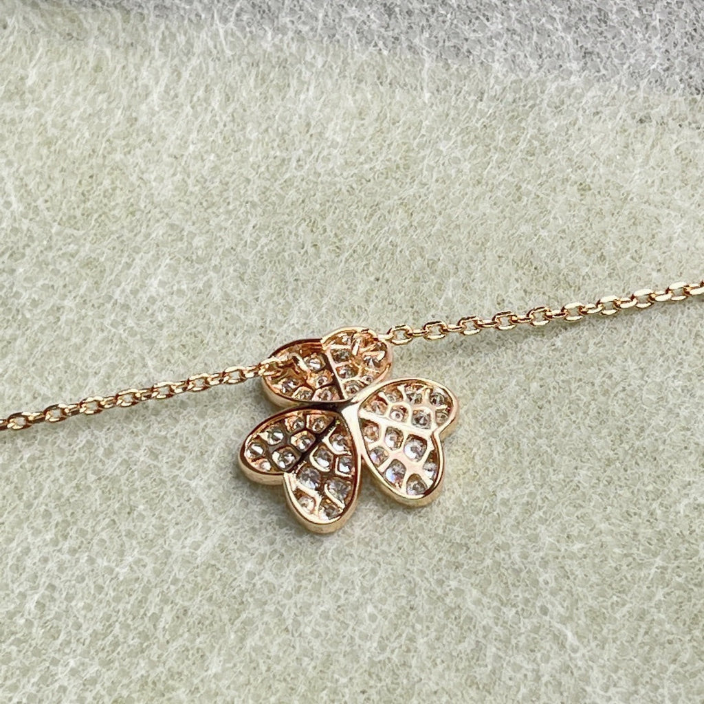 „Traum“-BLUMEN-DIAMANT-HALSKETTE