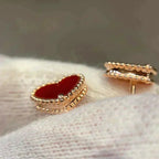 „Dream“HEART CARNELIAN OHRSTECKER