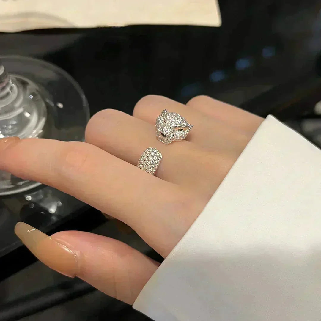 『ドリーム』パンテール 5.5MM フルダイヤモンド リング