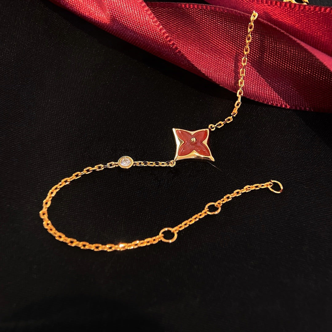 „Dream“ COLOR STAR KARNEOL ROSÉGOLD DIAMANTARMBAND