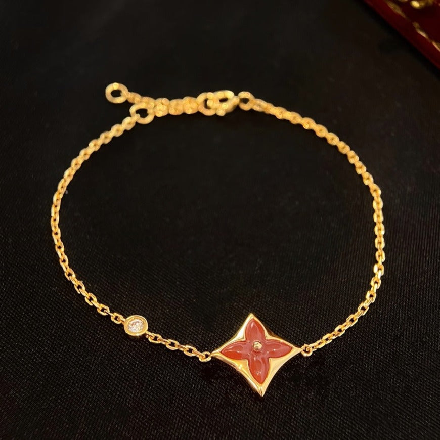 „Dream“ COLOR STAR KARNEOL ROSÉGOLD DIAMANTARMBAND