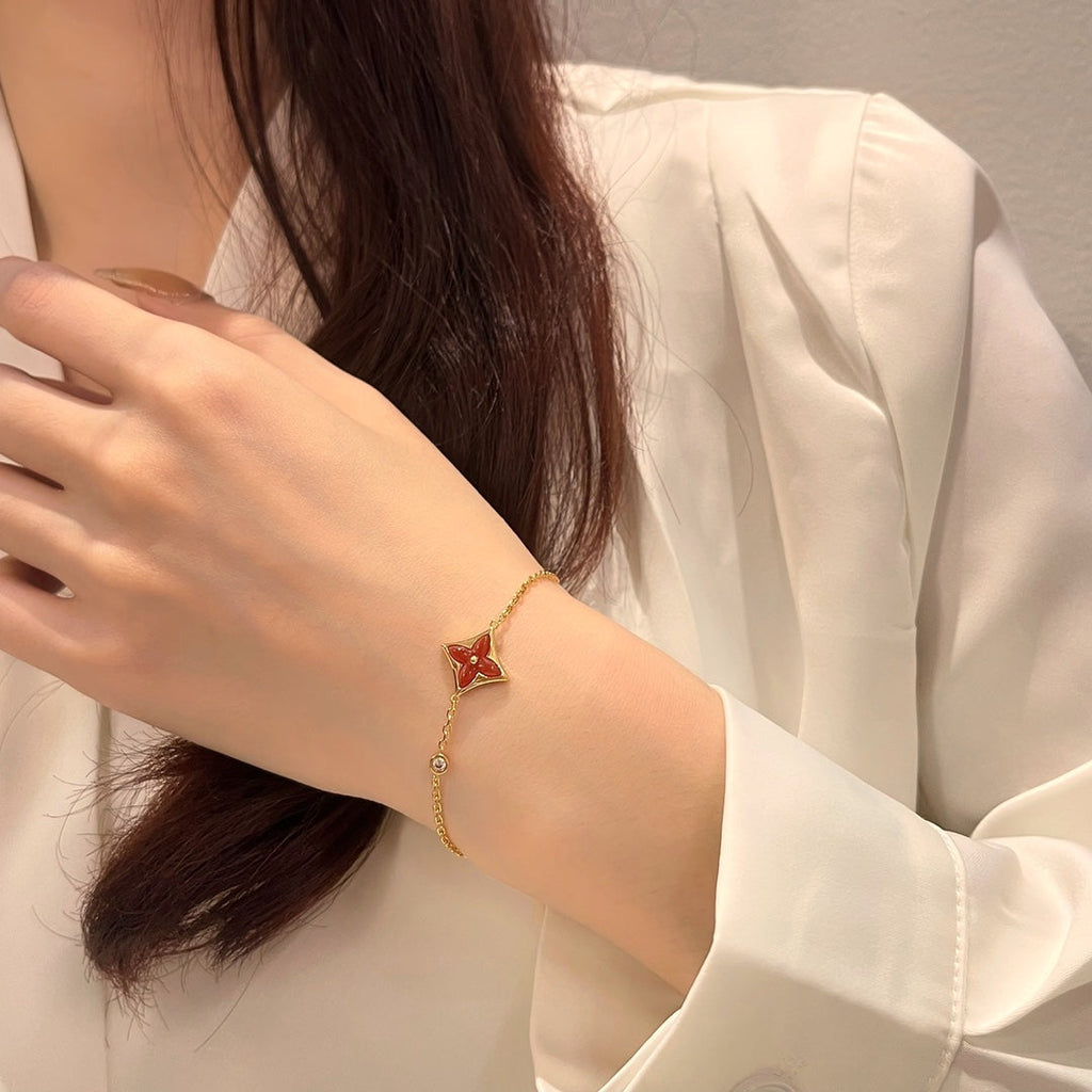 „Dream“ COLOR STAR KARNEOL ROSÉGOLD DIAMANTARMBAND