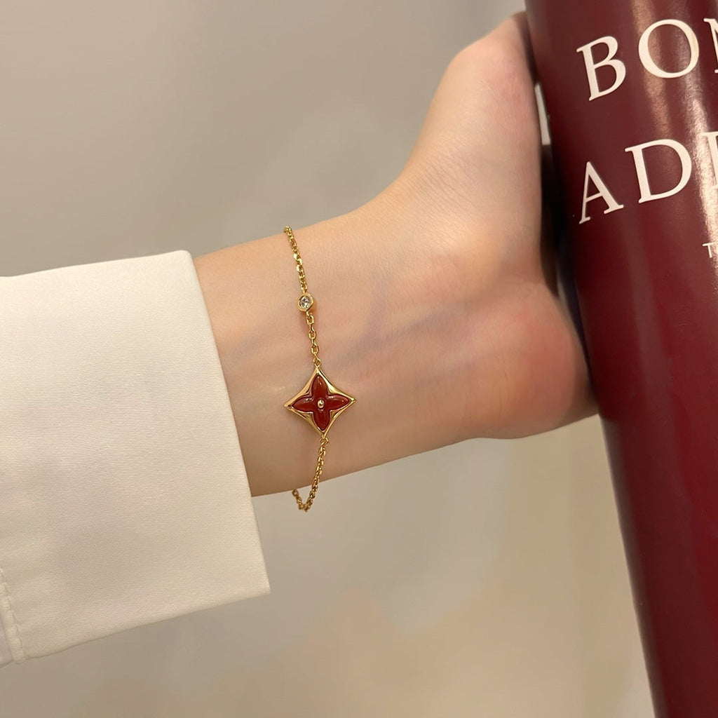 „Dream“ COLOR STAR KARNEOL ROSÉGOLD DIAMANTARMBAND