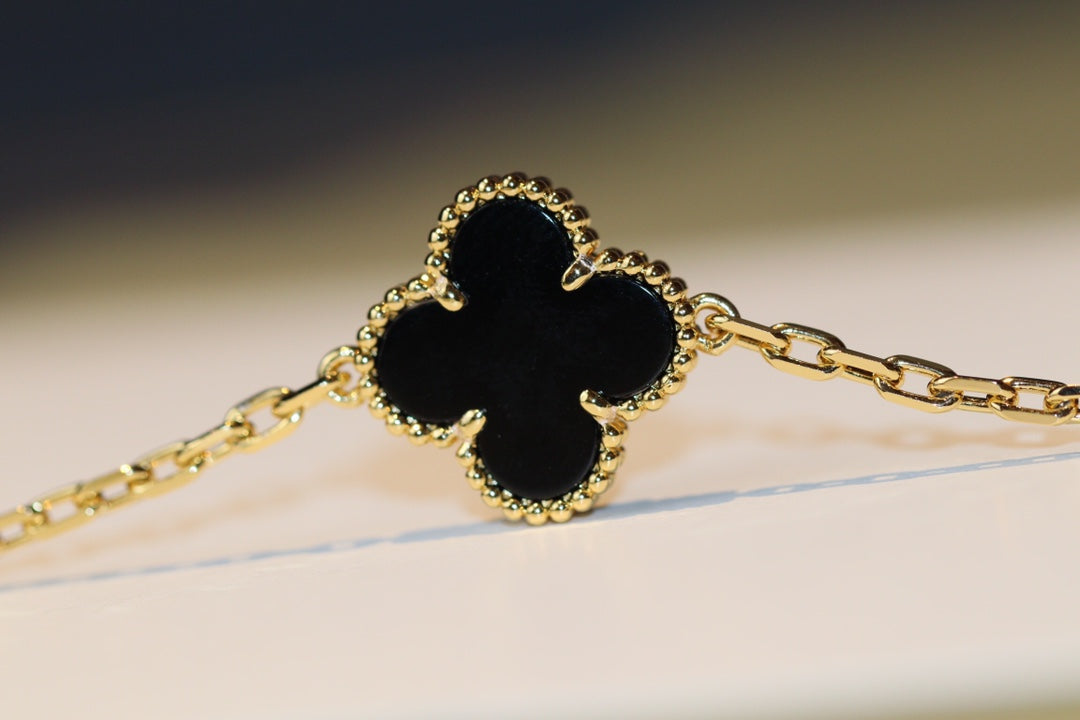¡®Dream¡¯CLOVER 20 MOTIFS ONYX ROSEGOLD